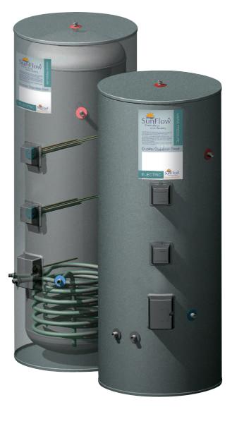 SunFlow® SINGLE COIL MAINS PRESSURE STAINLESS STEEL WATER TANKS